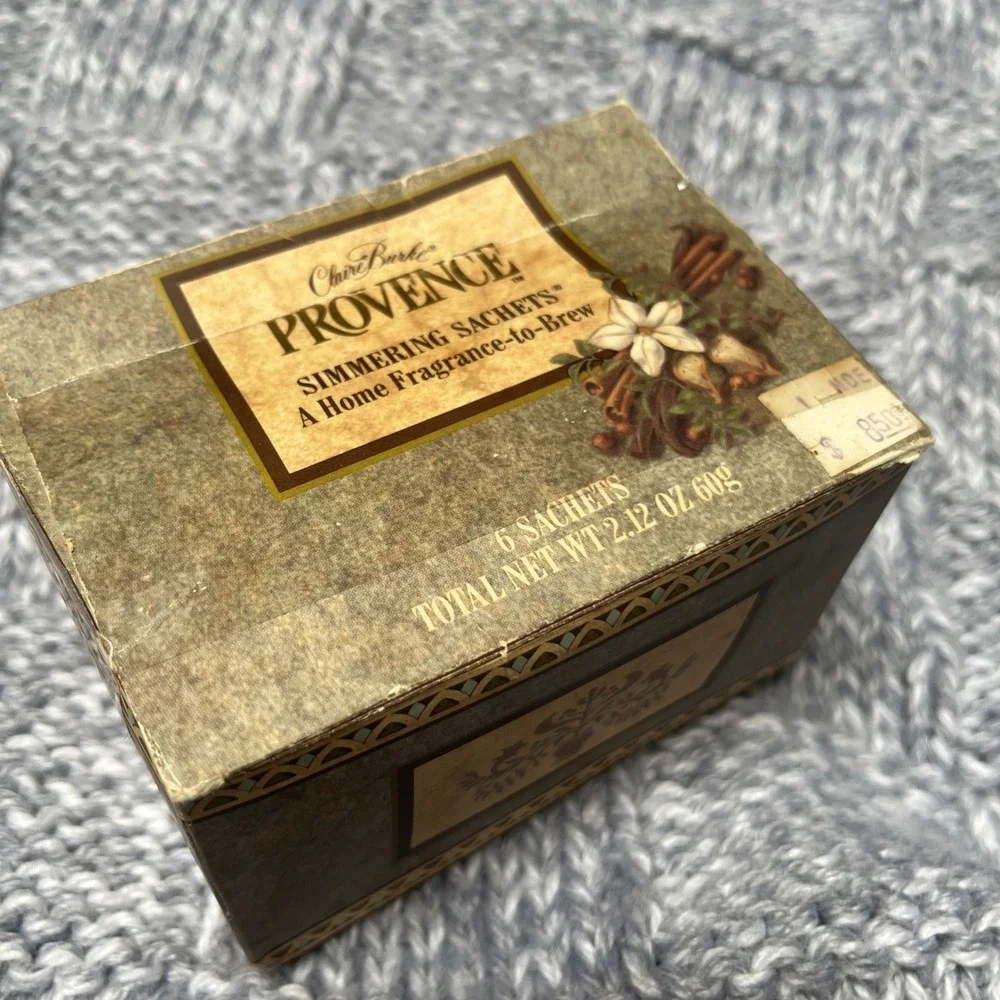NOS Claire burke  Pr ovence Simmering Sachets 6 Pk New Vintage 1989